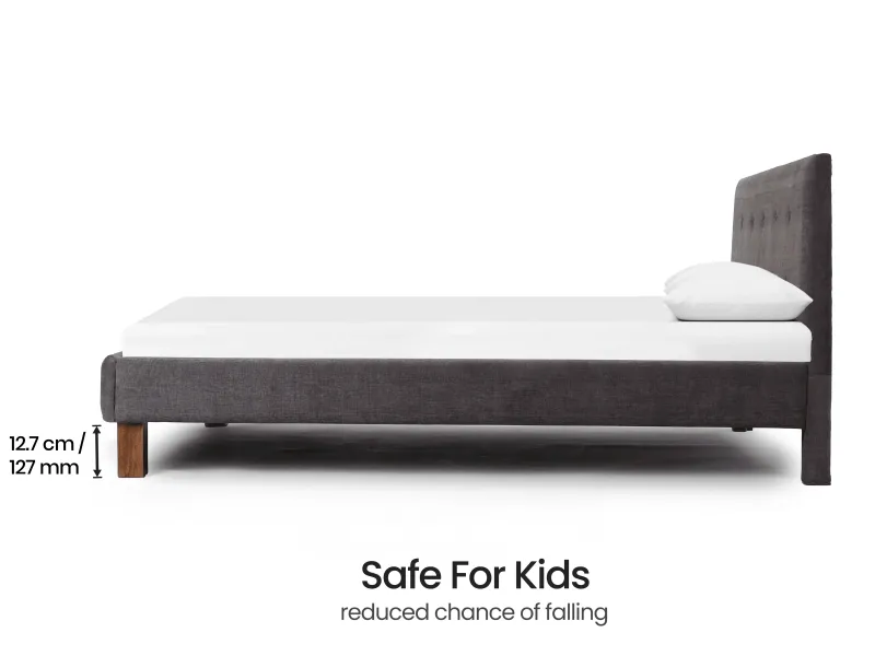 Soho Queen Size Double Bed with 4 Inches Mattress